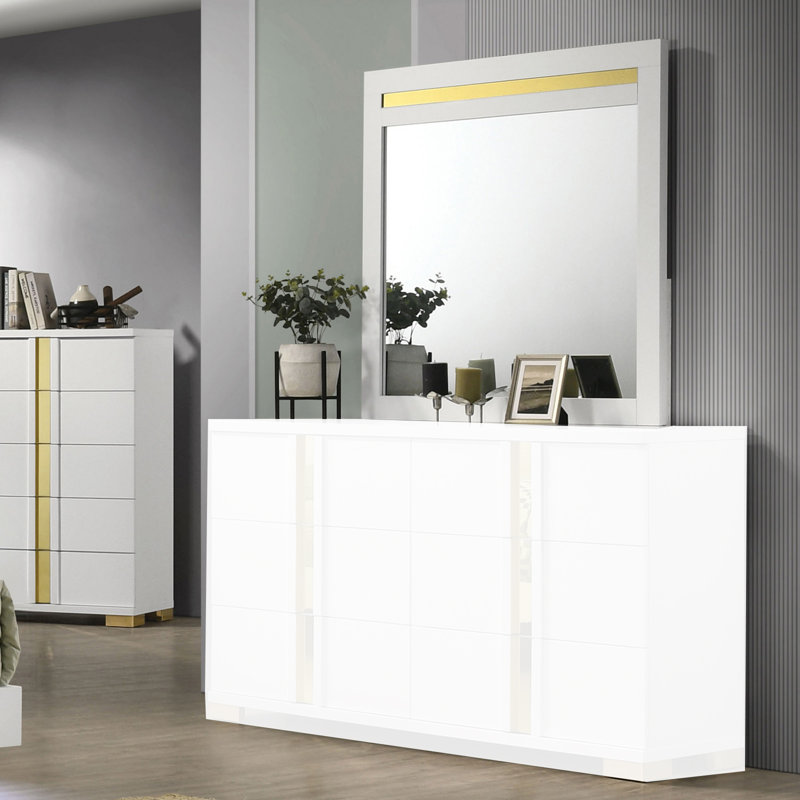 Miroir Riegel, Blanc