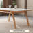 New small apartment table and chairs 8 - Person Four Leg Base Dining Set