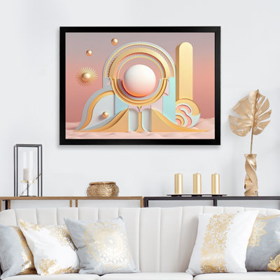 Minimalisme, l'aube de la nouvelle époque, impression d'art mural géométrique moderne