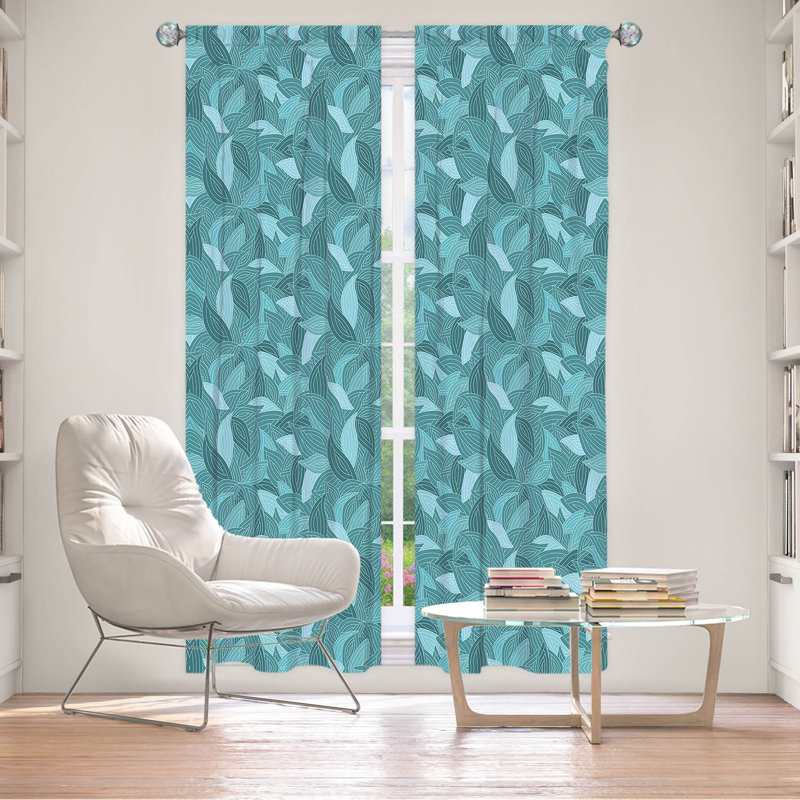Rideau en polyester Haidy, L 40 po x L 61 po