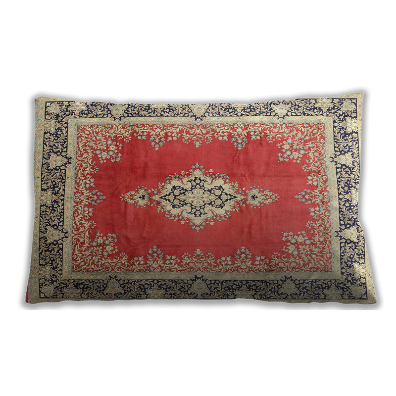 Floral Throw Pillow, Synthetic