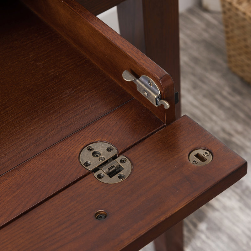 Hutsonville Creek Wood Laptop Desk in Mission Oak