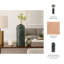 Vase de poterie contemporain en glacis décoratif pour décoration de table - Grand vase moderne pour le style de la chambre à coucher et du salon - Vert et or-1807302221