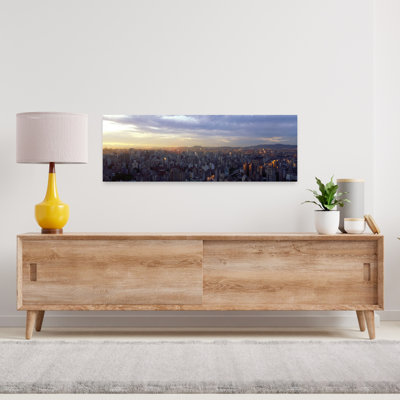 City Center, Buildings, City Scene, Sao Paulo, Brazil Modern Abstract Contemporary Architecture City Wall Art