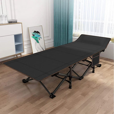 Portable Travel Camp Cots With Pearl Cotton Pad For Home/Office Nap And Beach Vacation Heavy Duty Sleeping Cots With Carry Bag