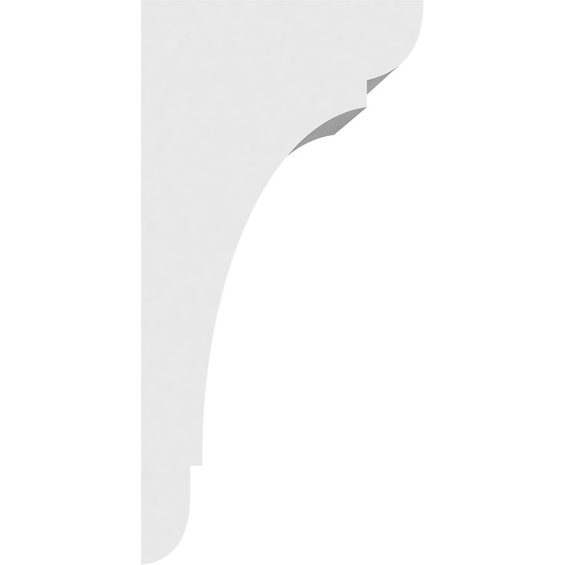 Corbeau en uréthane Signature olympique standard l 7 po x P 4 po x H 8 po, brun clair apprêté, H 8 po x l 7 po x P 4 po