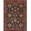 Azerbaijan Hand Knotted Wool Oriental Area Rug in Navy / Rust