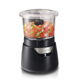 Hamilton Beach Stack & Press 700ml Glass Bowl Chopper