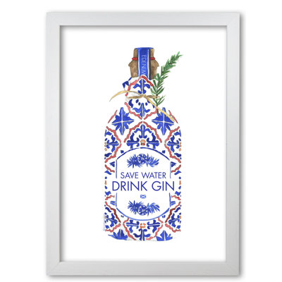 Save Water Drink Gin - Print