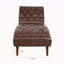 Chaise longue rembourrée