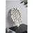 24.8x17.3x2" Gold Monstera Leaf Wall Décor-1670258499
