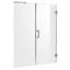 Porte de douche à charnière sans cadre avec garde-raz de marée L 60 po x H 72 po Makata-50266321