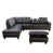 Black Faux Leather