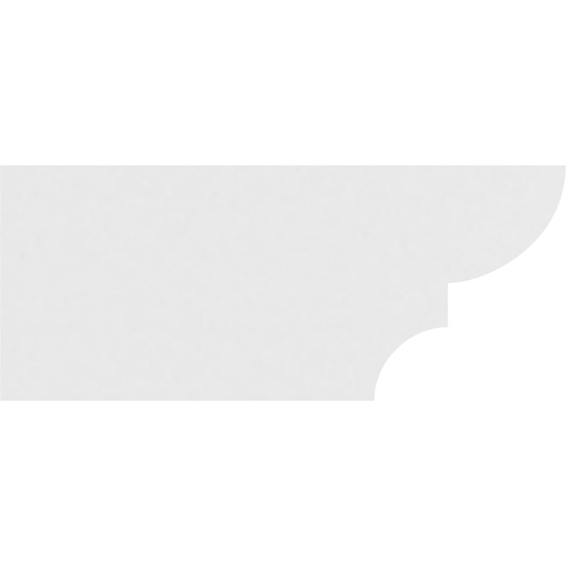 5"W x 10"H x 24"L Standard Ridgewood Architectural Grade PVC Rafter Tail, 10"H x 5"W x 24"D