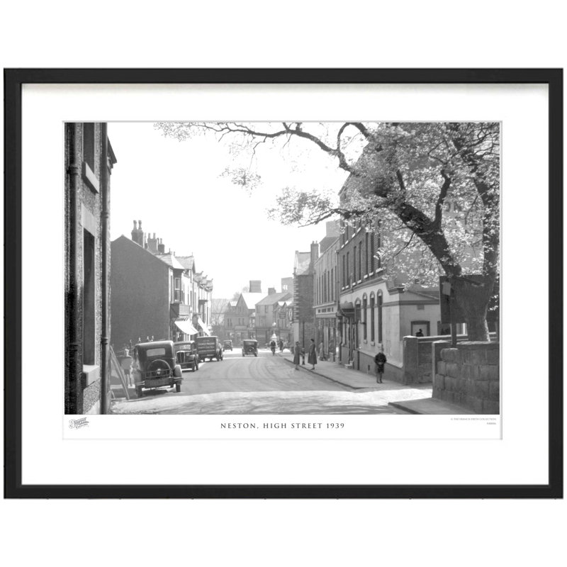 Neston, High Street 1939 - Single Picture Frame Print, 40cm H x 50cm W x 2.3cm D