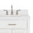 37 " W Freestanding Standard Free Standing 1 Single Vanity Bathroom Vanity With White Quartz Top-137992789-137992790-85364338
