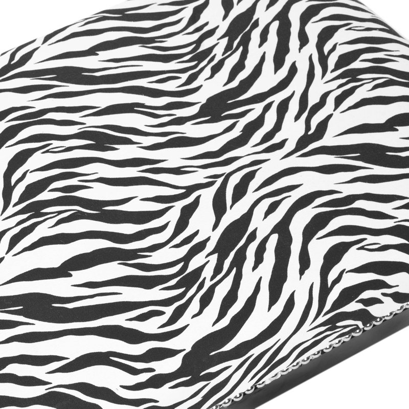 Banc rembourré Benae, Black/White