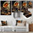 Gold Phonographs Elegance I - Phonographs Metal Wall Art-134572322