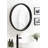 Round Ornate Bathroom Mirror-568545721