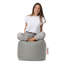 45cm Wide Round Solid Colour Pouffe Ottoman-78554645