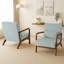 Chaise d'appoint rembourrée en velours côtelé bleu clair Jyrin-1880213903-1880213901-2122893214
