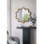 Miroir d'appoint 31 "x 30" en bois avec cadre unique