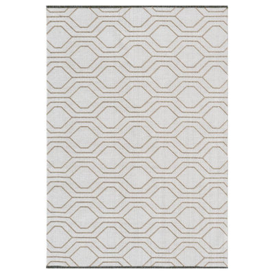 Moroccan Trellis Washable Area Rug