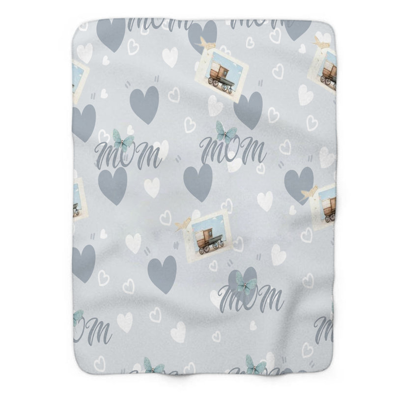 Mama Teddy - couverture de qualité supérieure 1 pièce, L 50 po x L 60 po
