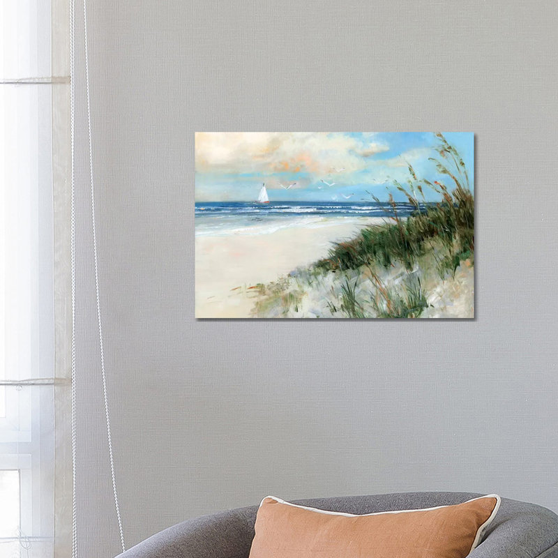 Oak Island Sunrise by Sally Swatland - Wrapped Canvas Painting, 66.04 cm H x 45.72 cm W x 3.175 cm D