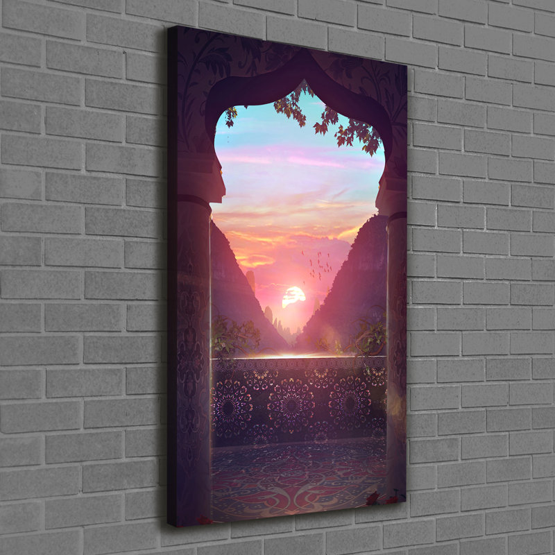 Architecture East - Wrapped Canvas Print