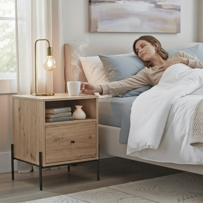 Zafiro Side Table with Storage