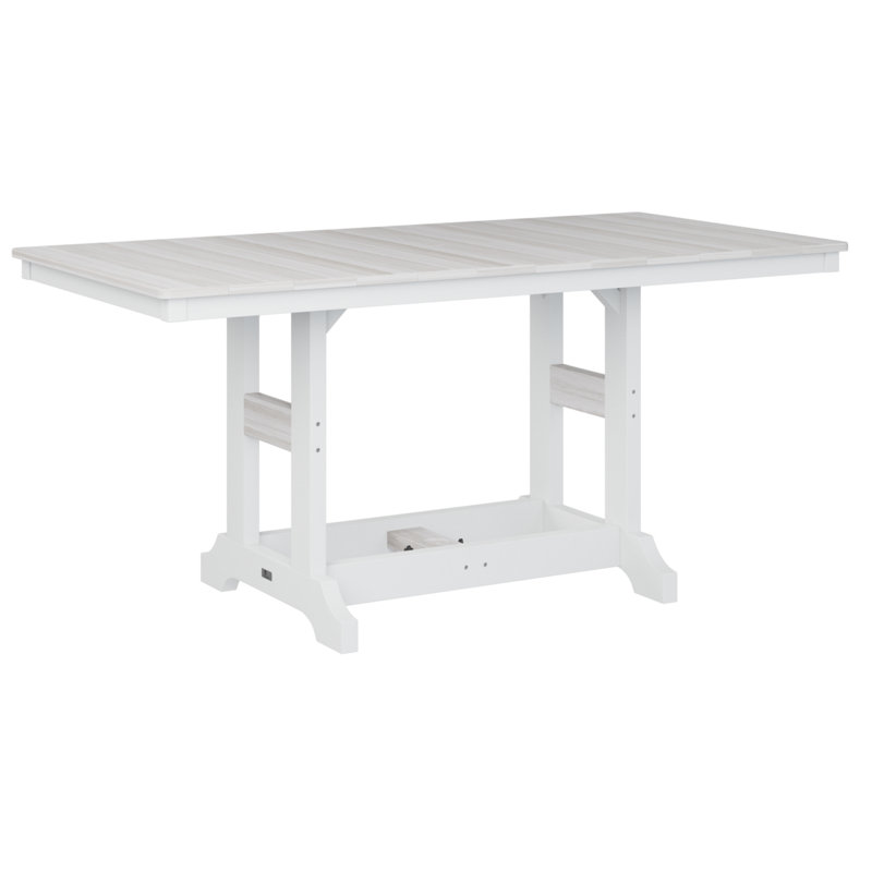 Table de salle à manger Chesterville, Coquillage, H 30,87 po x l 66 po x P 33 po