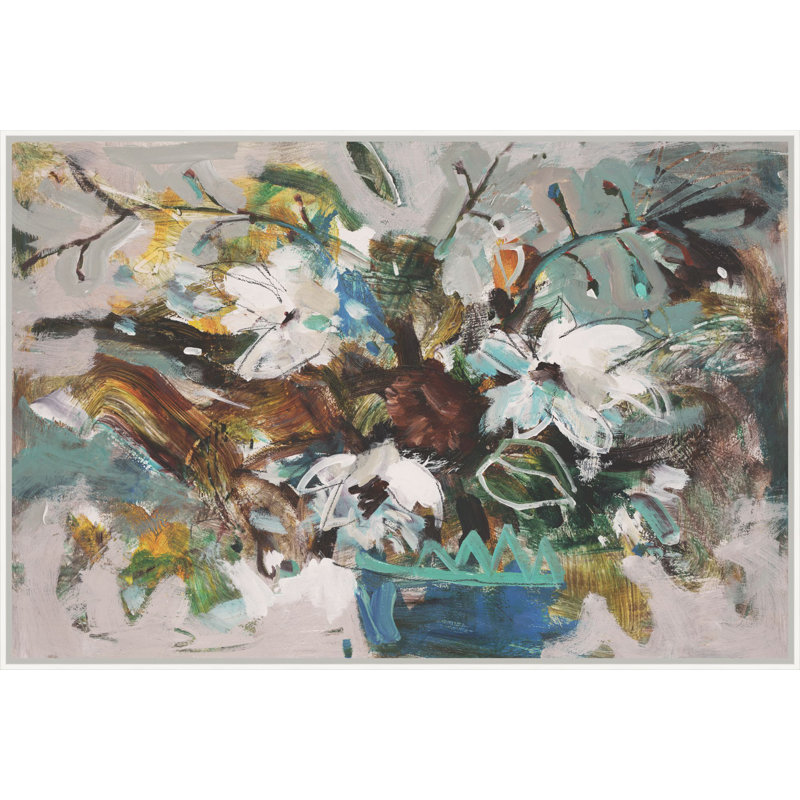Blue Vase 1 Print, 33.25" H x 49.25" W