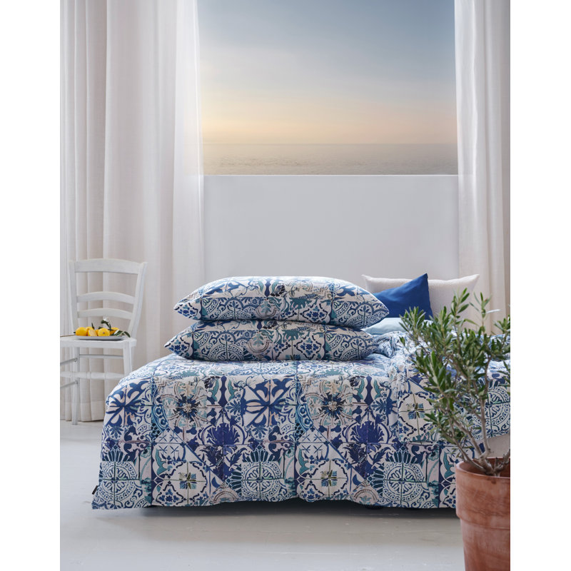 East Urban Home Issabella Geometric Shapes Duvet Cover Set with Pillowcases, 135cm x 200cm