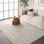 Tapis ivoire / gris touffeté à rayures Finnigan Aiker FGN01 (6 pi x 9 pi)-1918389313-1930514629
