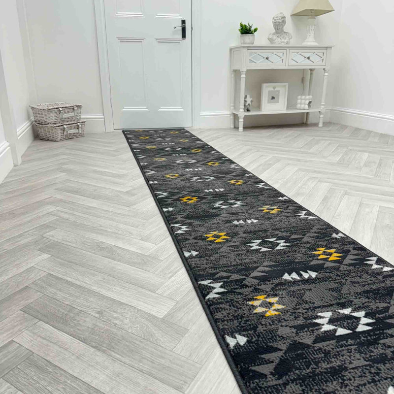 Runner Geometric Area Rug, Runner 60 x 150cm