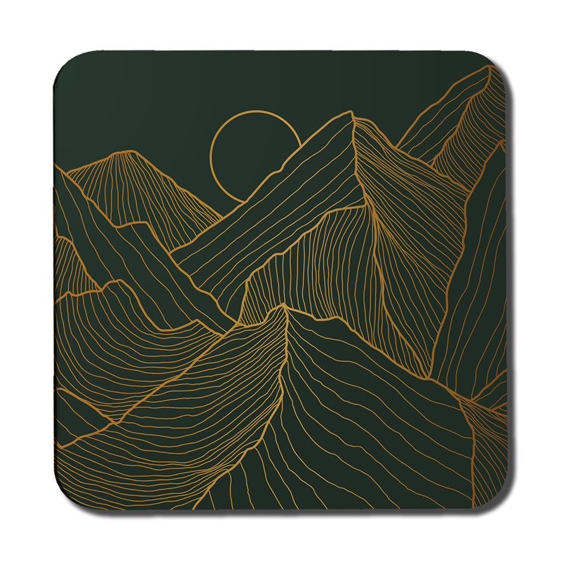 Square 6 Piece Coaster Set