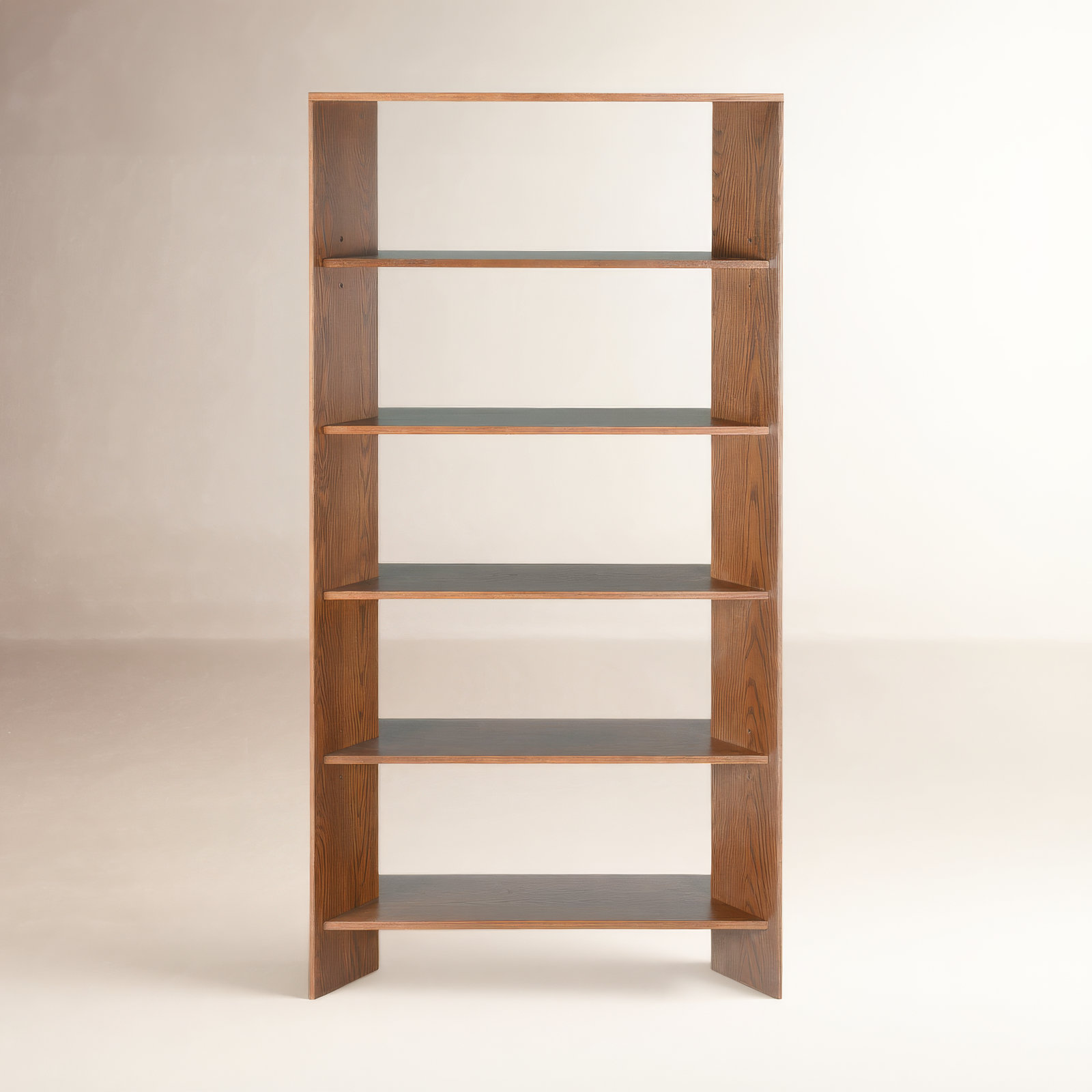 Iriye 5 Shelf Bookshelf, Walnut