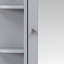 Armoire de rangement murale de salle de bain avec miroir, armoire à pharmacie avec tablette en bois réglable et portes, armoires de rangement montées avec 6 tablettes ouvertes-576605062