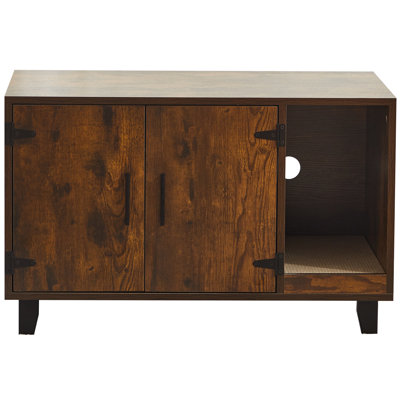 Hidden Henadz With Scratch Pad, Ventilation Holes & Decorative Corner Fittings (31.5"L X 18.5"W X 19.69"H)