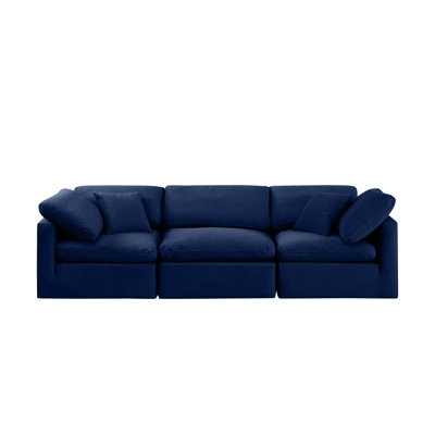 Itala 105'' Velvet Sofa