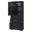 Armoire de rangement de 72,2 po de hauteur avec 3 tiroirs et tablette réglable-756688043