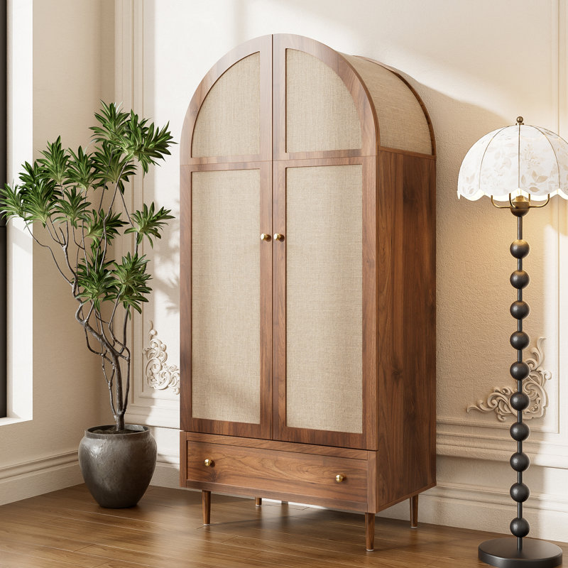 2 Door Manufactured Wood Wardrobe