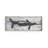 Metal Propellor Airplane Silver Wall Decor