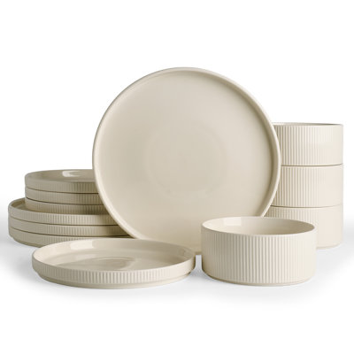 12-Piece Porcelain Dinnerware Set