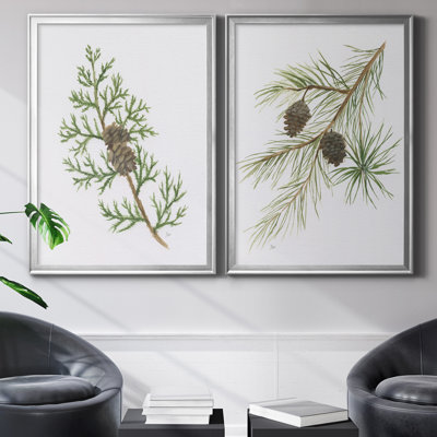 " Winter Botanical III " 2 - Pieces