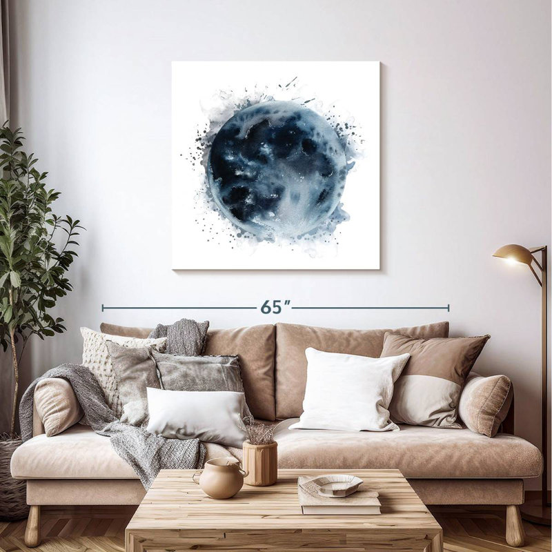 Oberle Moon Abstract, 39" H x 39" W