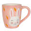 Nicola Spring - Pink Bunny Mugs - 9cm - Pink