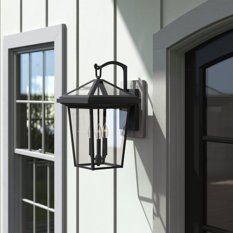 Lalla Aluminum Wall Light, Museum Black, 2 Lights, 14" H x 8" W x 9" D