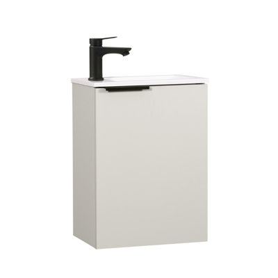 Single Bathroom Vanity with Resin Basin